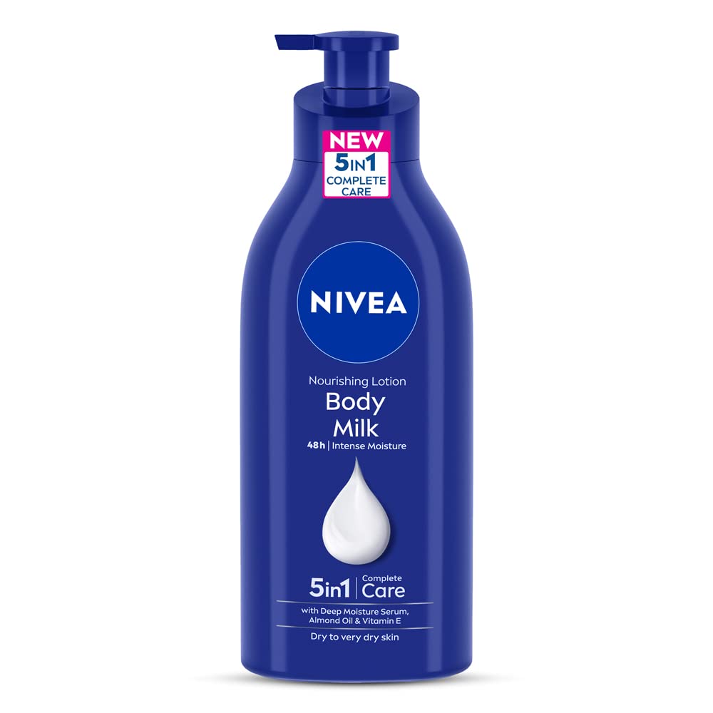 Nivea Nourishing Lotion Body Milk with Deep Moisture Serum for Very Dry Skin - Distacart
