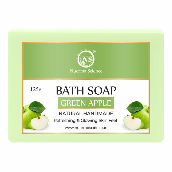 Nuerma Science Green Apple Bath Soap | Refreshes & Revitalizes Skin - Distacart