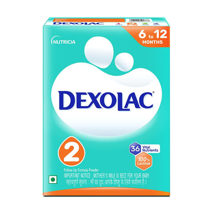 Dexolac Premium Infant Formula Powder Stage 2 (From 6-12 Months) - Distacart
