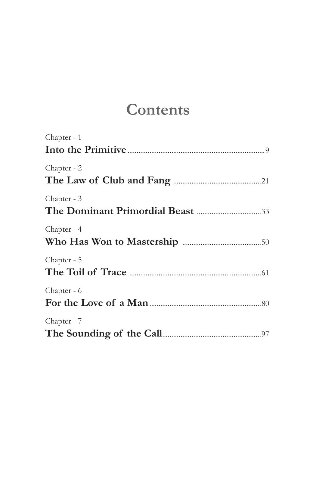 The Call Of The Wild - Jack London - Dista