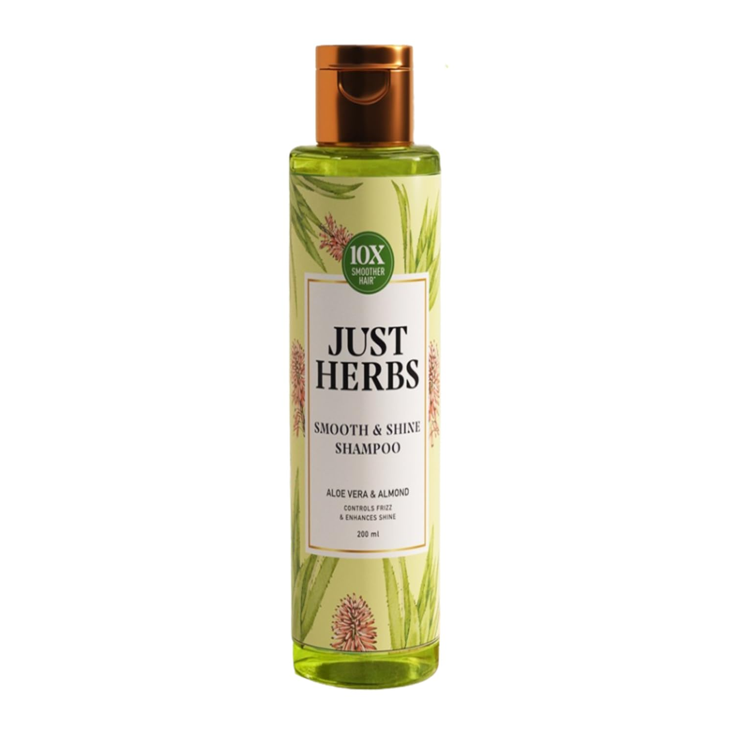 Just Herbs Silky Strength Aloevera-Wheatgerm Moisturising Shampoo - Distacart