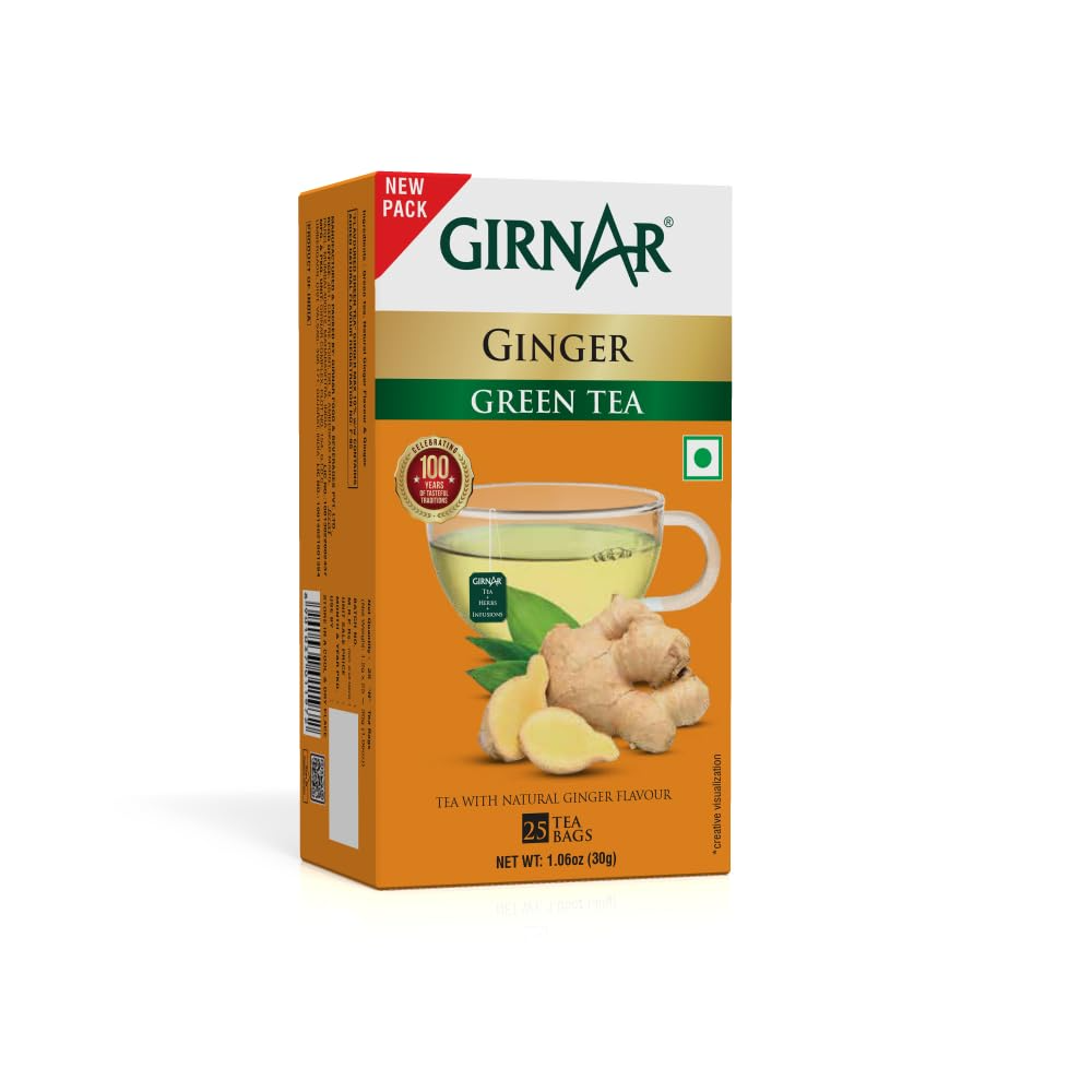 Girnar Green Tea Ginger - Dista