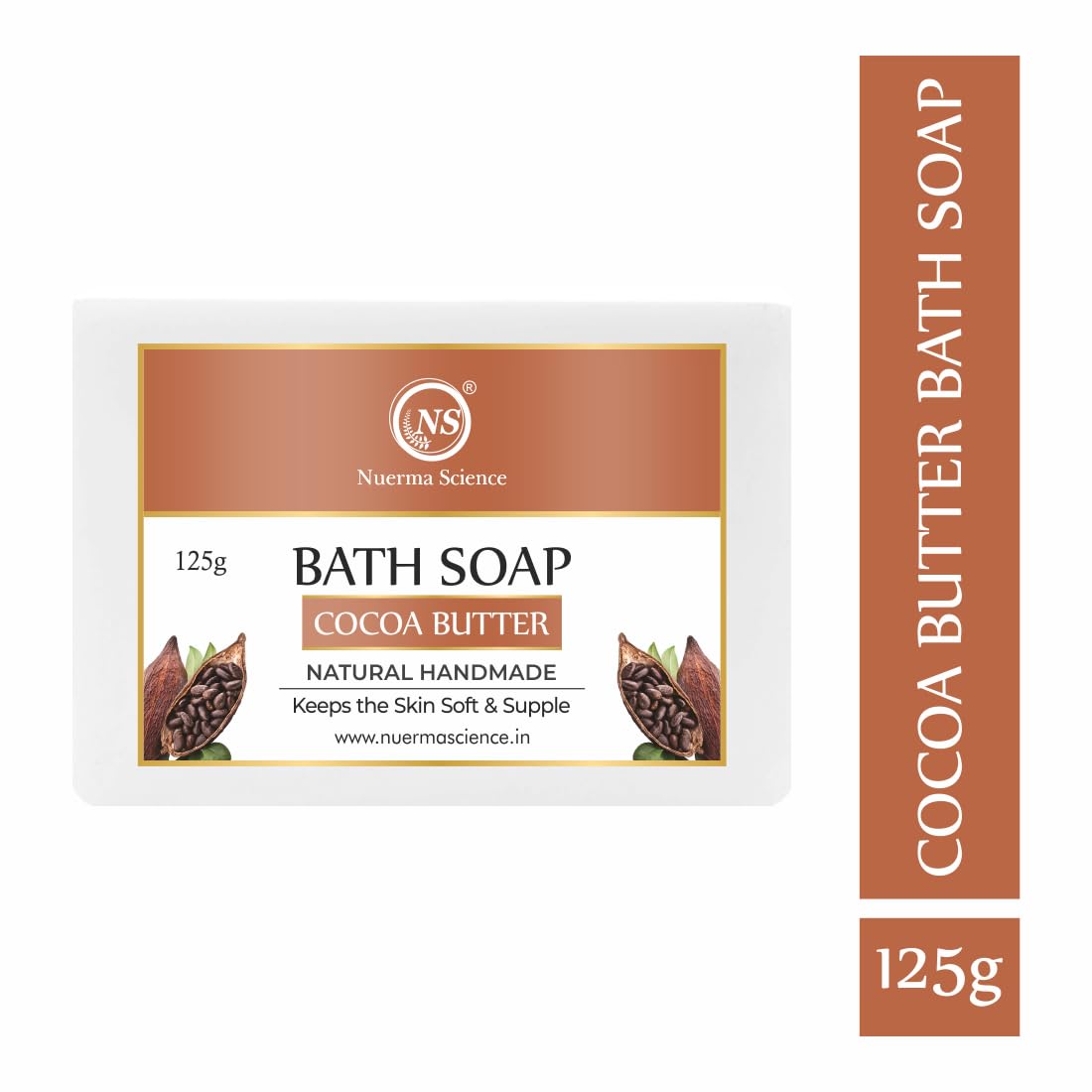 Nuerma Science Cocoa Butter Bath Soap | Keeps Skin Soft & Supple - Distacart