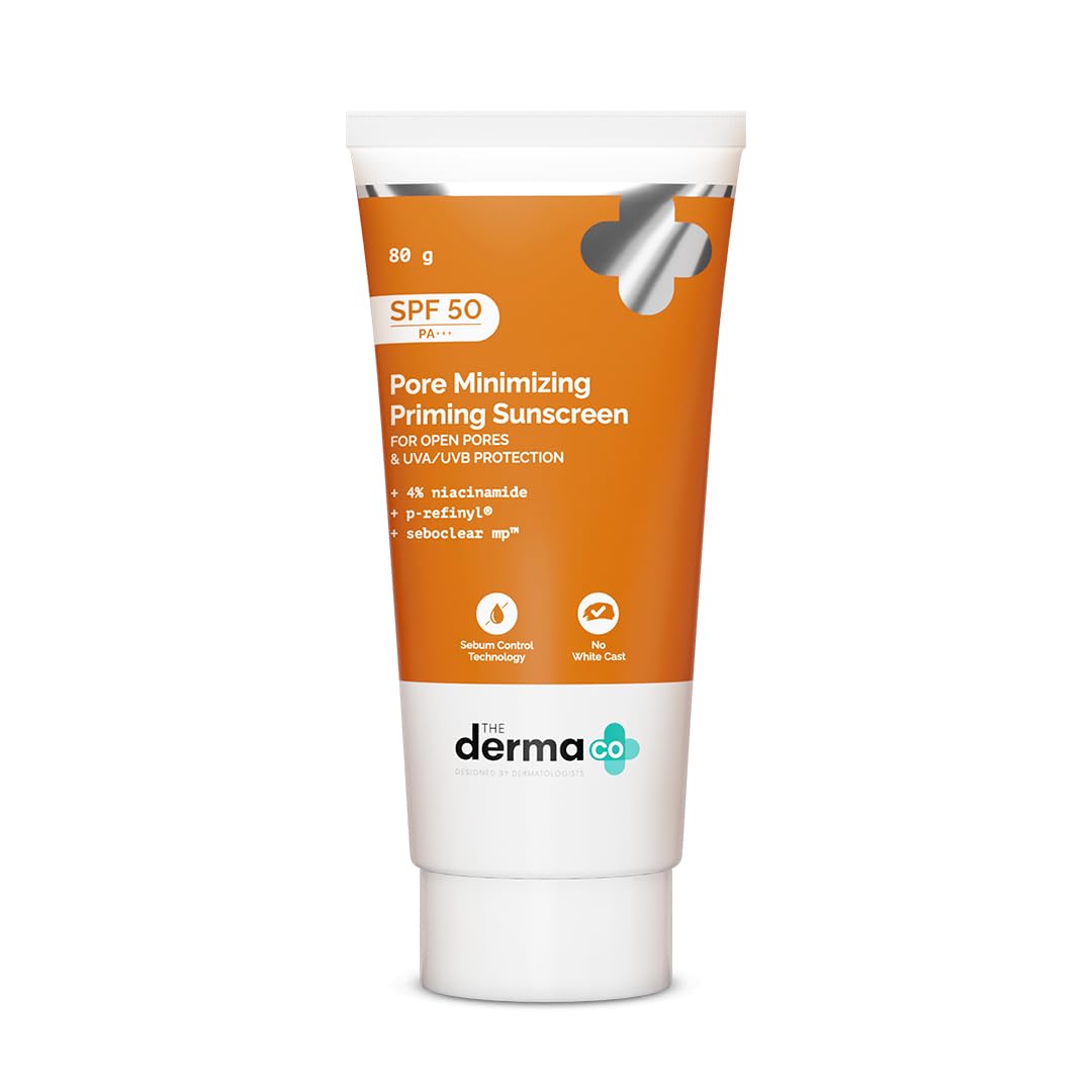 The Derma Co Pore Minimizing Priming Sunscreen With SPF 50 - Distacart