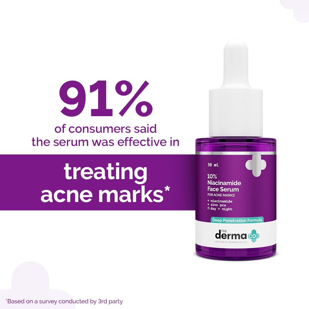 The Derma Co 10% Niacinamide Face Serum For Acne Marks & Acne Prone Skin - Distacart
