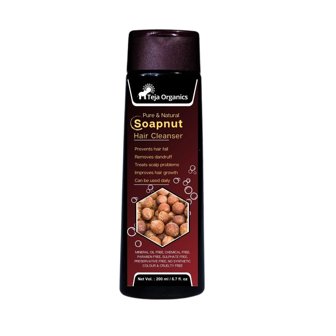 Teja Organics Pure & Natural Soapnut Hair Cleanser - Distacart