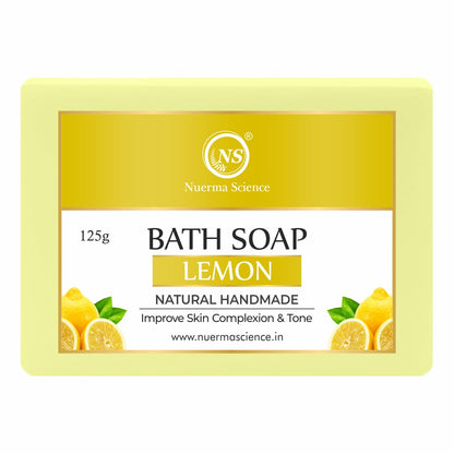 Nuerma Science Lemon Bath Soap | Improve Skin Complexion & Tone - Distacart