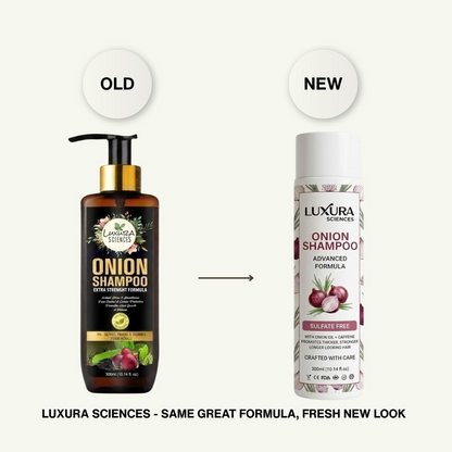 Luxura Sciences Onion Oil Shampoo For Hair Growth - Dista