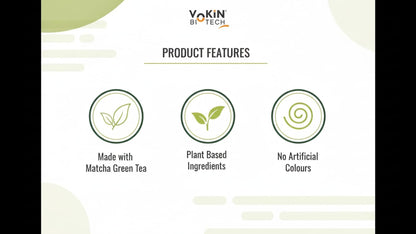 Vokin Biotech Matcha Green Tea Powder Supports Weight Loss Management | Rich In Antioxidants (500 gram)