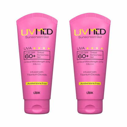 Uvmed Tinted Sunscreen Cream SPF 50 - Distacart