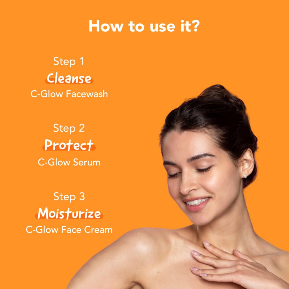 Bella Vita C-Glow Vitamin C Face Wash Brightening Formula for Men and Women,100 ml - Distacart