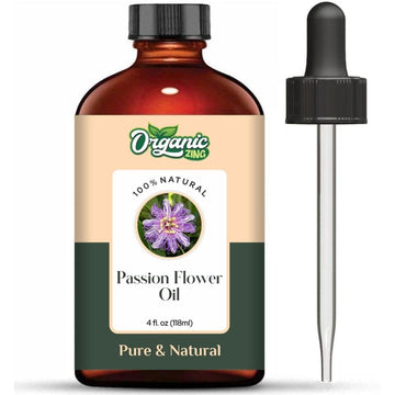 Organic Zing Passion Flower (Passiflora) Oil | Pure & Natural Essential Oil for Aroma, Diffusers, Skincare & Massage - Distacart
