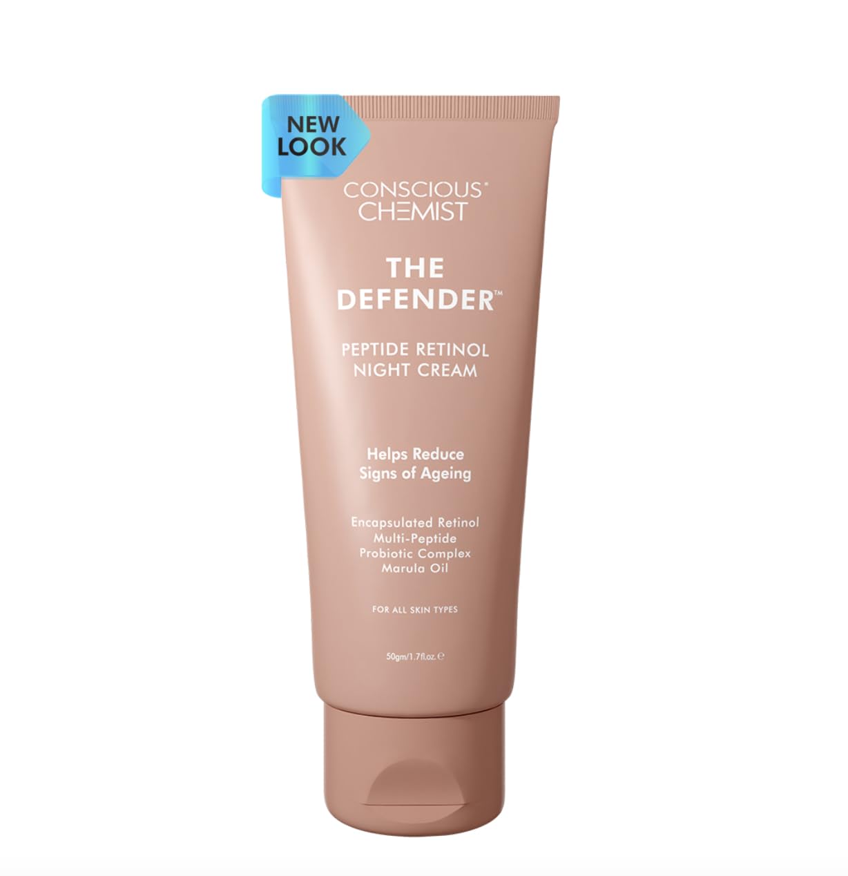 Conscious Chemist The Defender Multi-Peptide Retinol Night Cream - Distacart