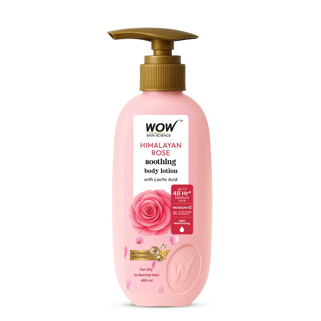 Wow Skin Science Himalayan Rose Body Lotion - Distacart