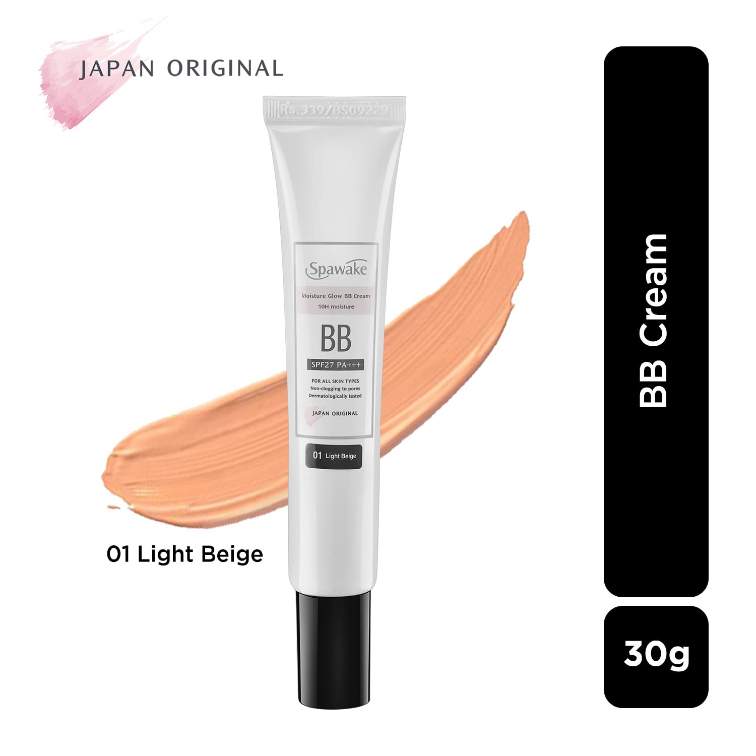 Spawake Moisture Glow BB Cream SPF27/PA+++ - 01 Light Beige - Distacart
