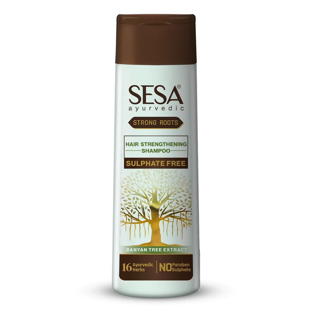 Sesa Ayurvedic Strong Roots Hair Strengthening Shampoo + Conditioner - Distacart