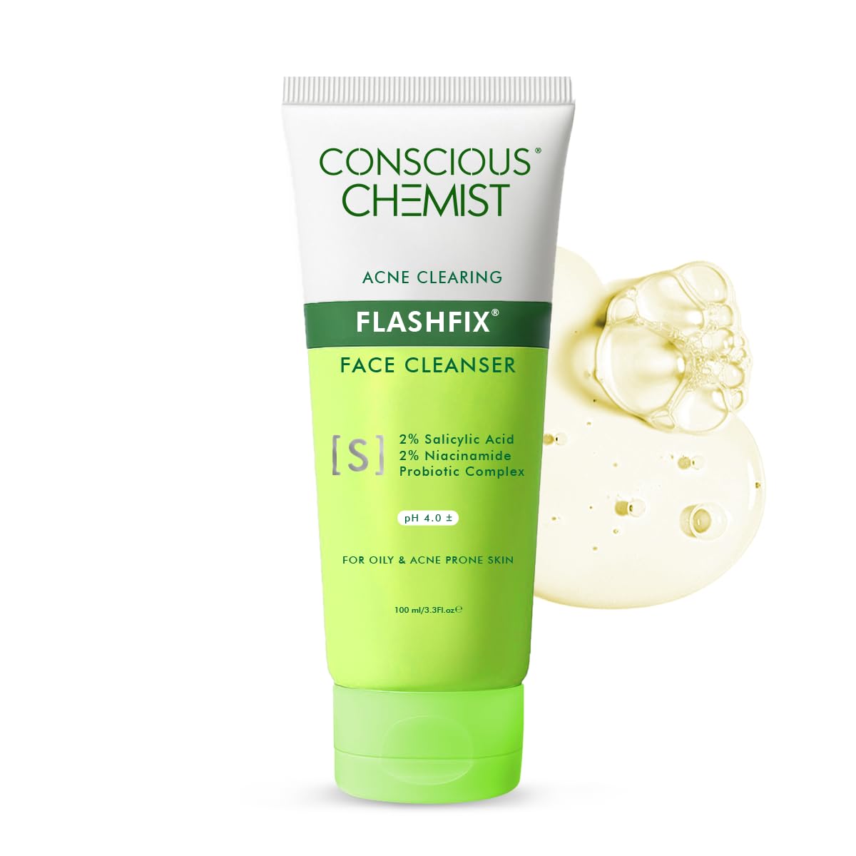 Conscious Chemist Flashfix Gentle Exfoliating Face Cleanser - Distacart