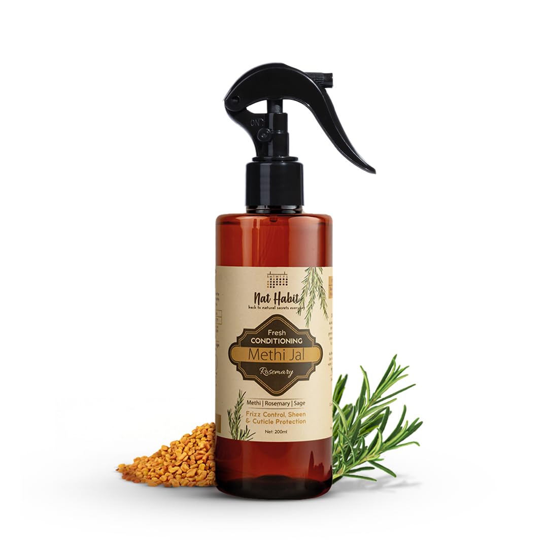 Nat Habit Fresh Conditioning Methi Jal Rosemary Hair Serum - Distacart