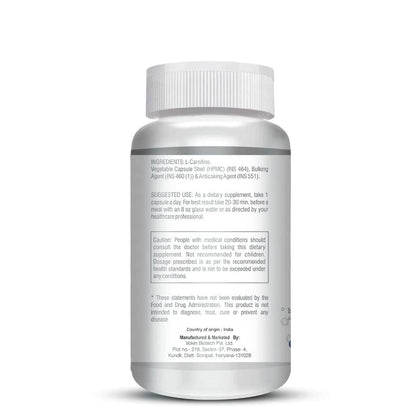 Vokin Biotech L-Carnitine Acetyl (ALCAR)- Support Brain Health- 500 mg – 90 Capsules