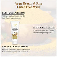Thumbnail for Aegte Rice Ubtan Face Wash - Distacart