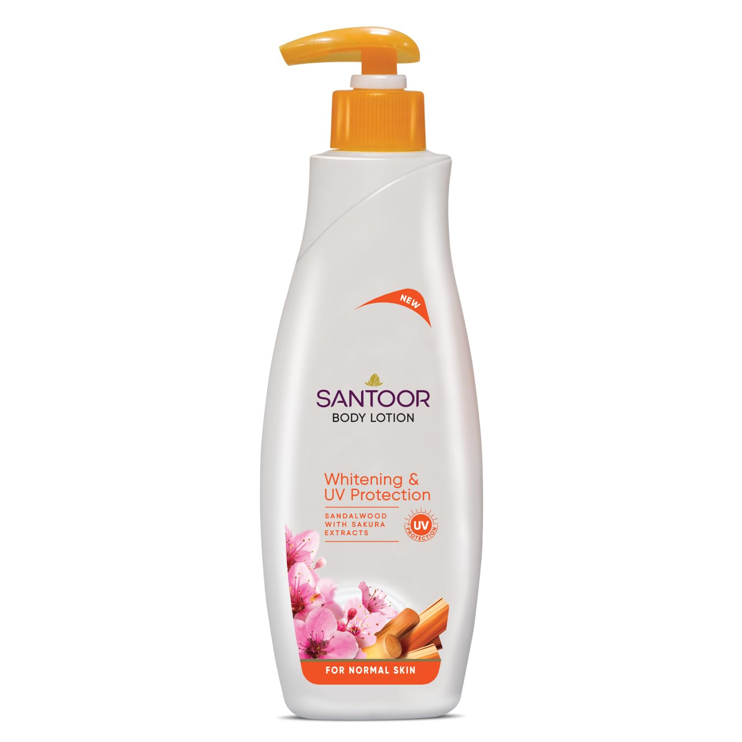Santoor Body Lotion Whitening And UV Protection - Distacart