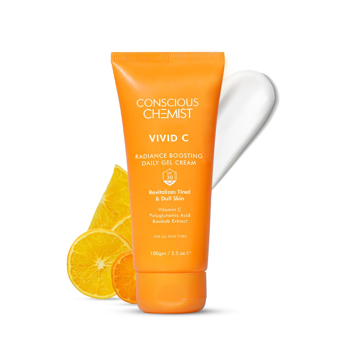 Conscious Chemist Vivid C Skin Brightening Gel Cream - Distacart