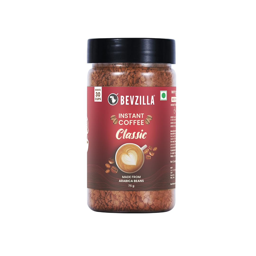 Bevzilla Instant Coffee Powder (English Butterscotch Flavour)