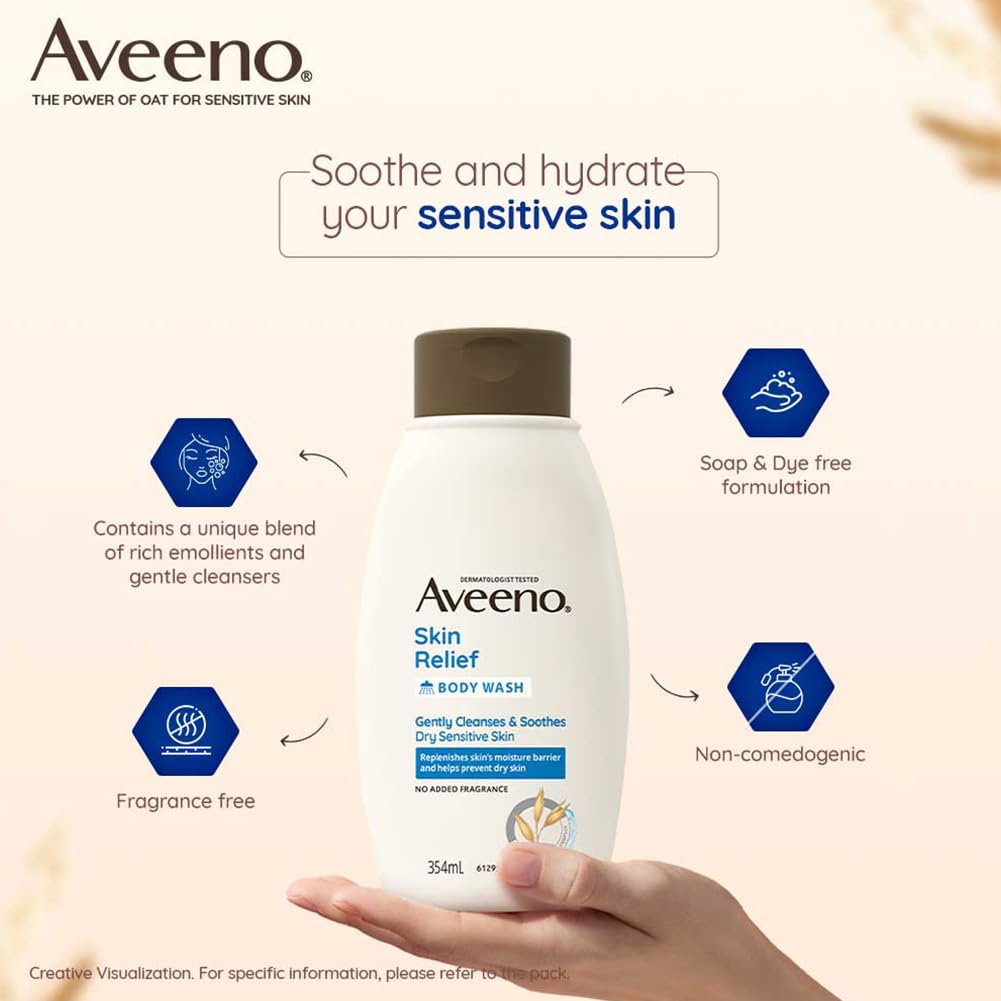 Aveeno Skin Relief Body Wash - Distacart