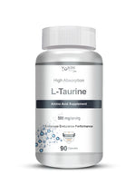 Thumbnail for Vokin biotech L-Taurine - Amino Acid Supplement - 500mg (90 capsules)