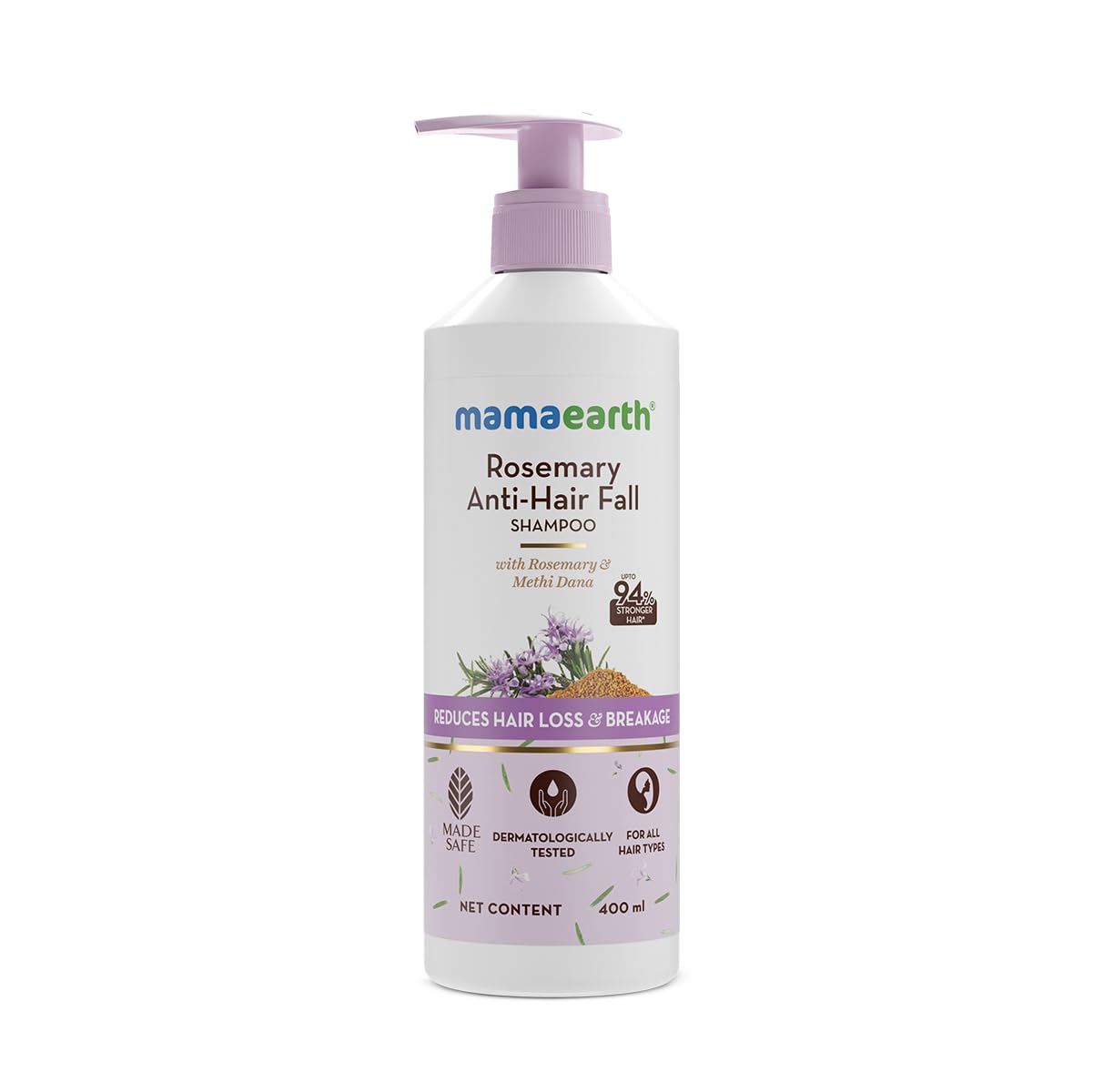 Mamaearth Rosemary Anti Hair Fall Shampoo - Distacart