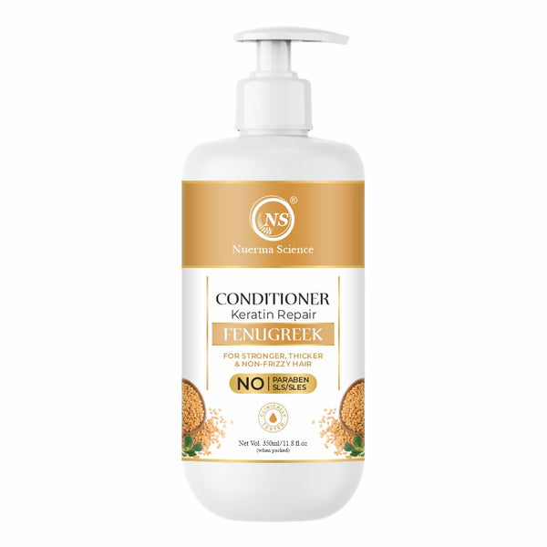 Nuerma Science Keratin Repair Fenugreek Hair Conditioner for Stronger, Thicker & Non-Frizzy Hair - Distacart