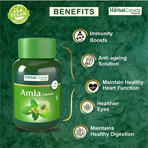 Herbal Canada Amla Extract Capsules - Distacart