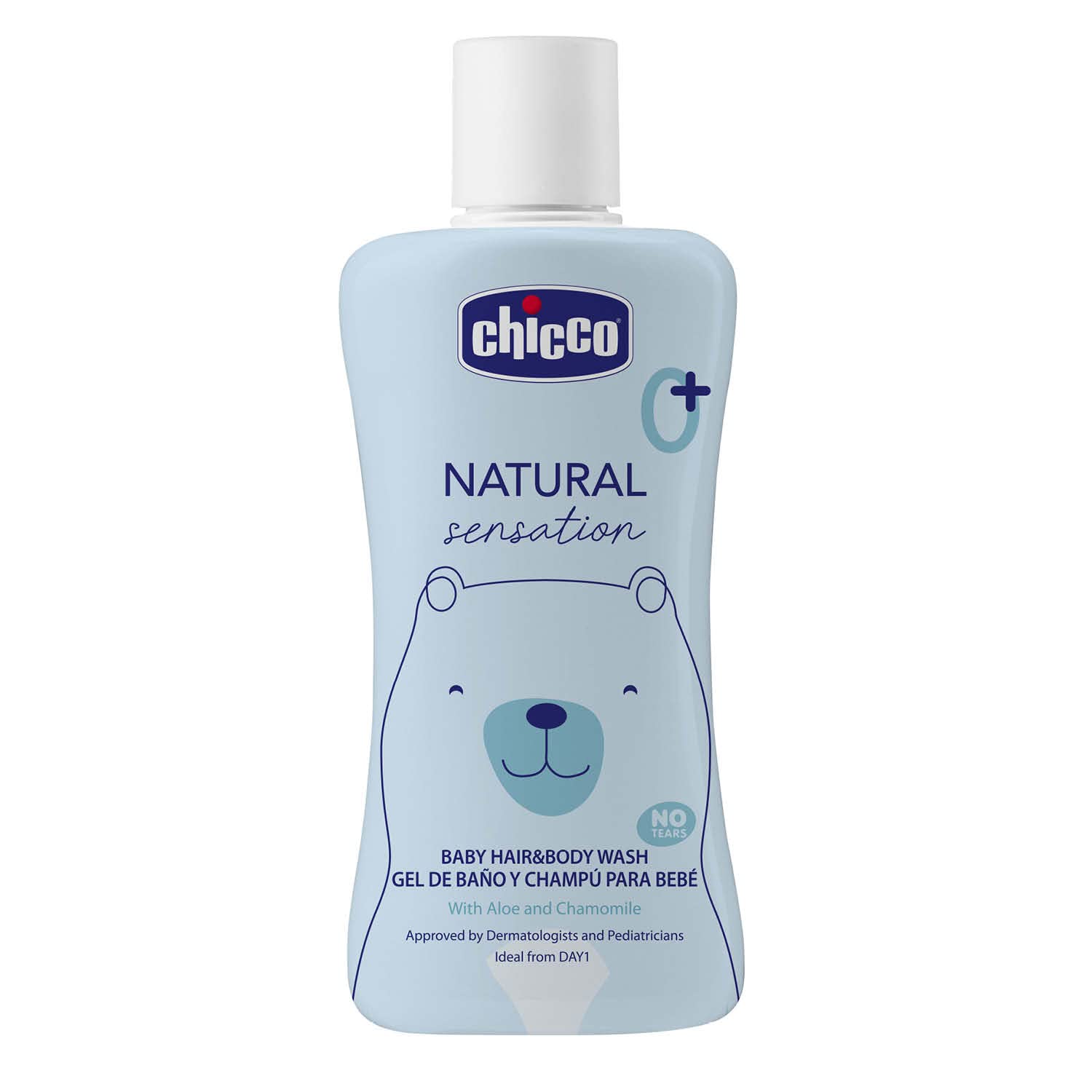 Chicco Baby Natural Sensation Hair & Body Wash With Aloe & Chamomile - Distacart