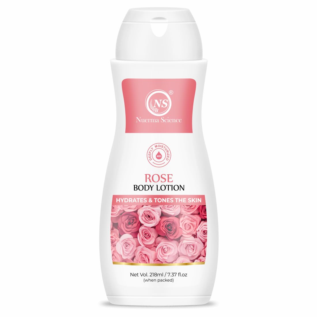 Nuerma Science Rose Body Lotion for Deep Moisturizing, Hydration & Nourishment - Distacart