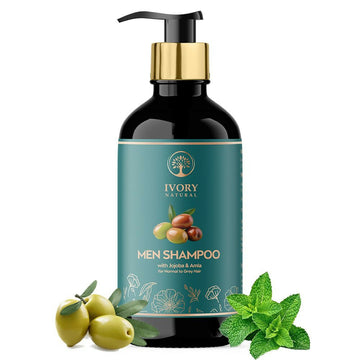 Ivory Natural Men Shampoo For Deep Cleansing, Scalp Wellness, Hair Shine & Dandruff Control - Distacart