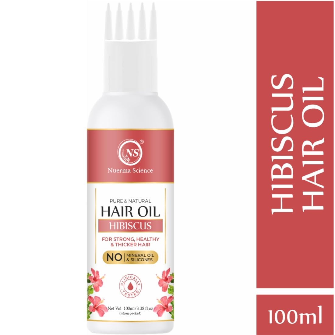 Nuerma Science Hibiscus Hair Oil for Stronger Hair - Distacart