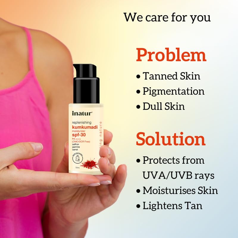 Inatur Kumkumadi Sun Protection Lotion SPF 30 - Distacart