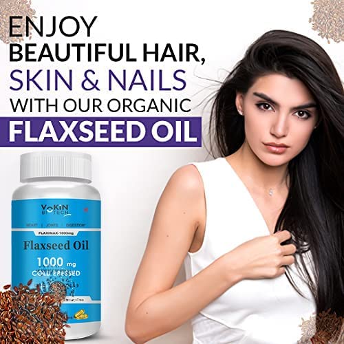Vokin Biotech Natural Cardiovax with Arjuna Extract & Moringa Extract (60 Tablets) With Cold Pressed Flaxseed Oil | Omega 3 6 9 (90 Softgel Capsules)
