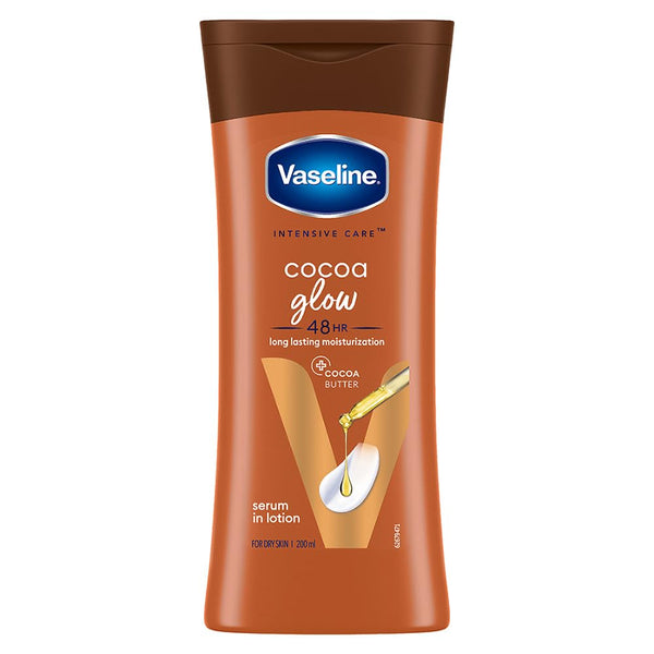 Vaseline Intensive Care Cocoa Glow Body Lotion - Distacart