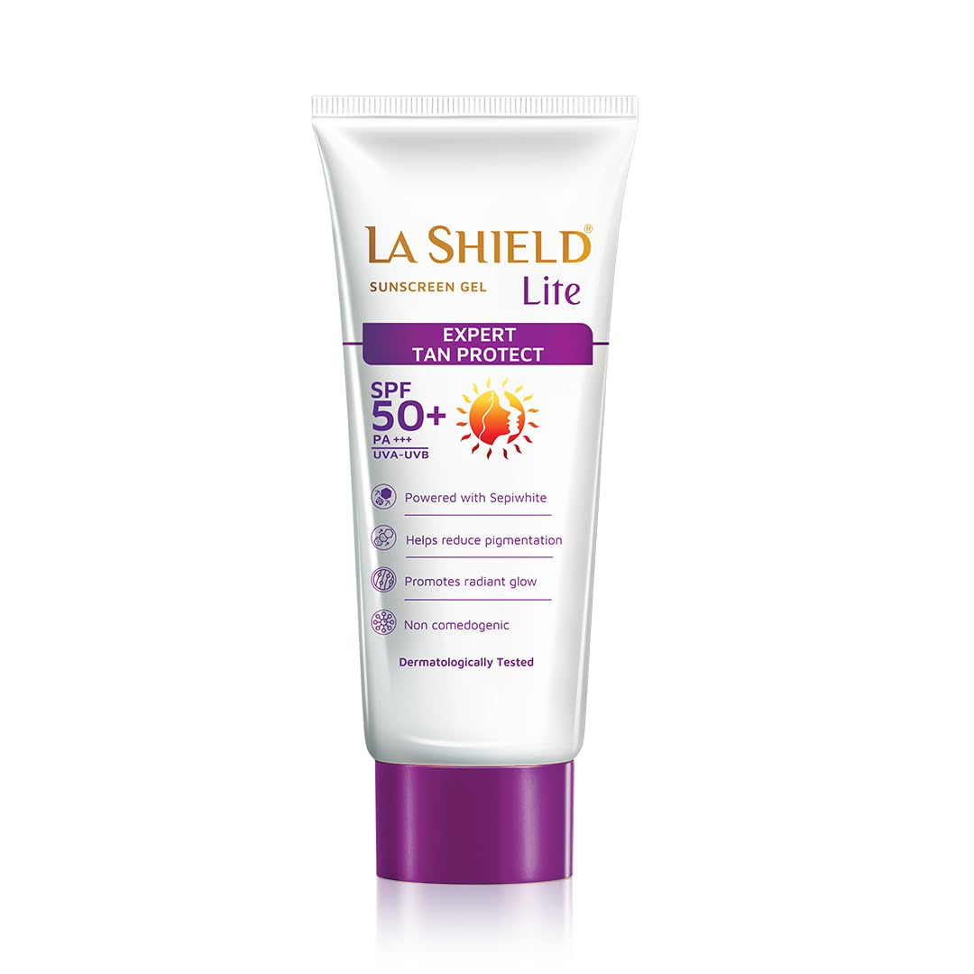 La Shield Lite SPF 50 PA+++ Mineral Sunscreen Gel - Distacart