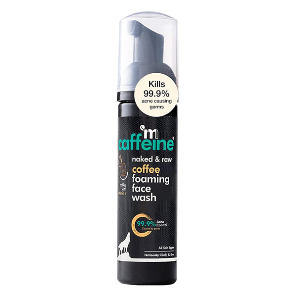 mCaffeine Anti Acne Coffee Foaming Face Wash - Distacart