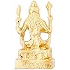 Thumbnail for Estele Gold-Polished Adiyogi Shiva idol for Pooja/Car decor - Distacart