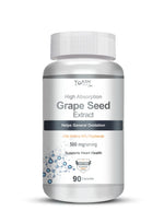 Thumbnail for Vokin Biotech Grape Seed Extract | 500 mg | 95% Polyphenols | Support Heart Health 90 capsule