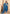 Monjolika Fashion Dark Blue Colour Rayon Embroidered Designer Long Kurti