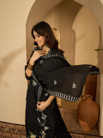 Thumbnail for Joban Fashion Black Silk Embroidery Readymade Kurta Set - Distacart