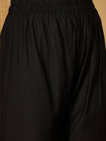 Thumbnail for Joban Fashion Black Silk Embroidery Readymade Kurta Set - Distacart