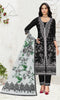 Anaita Black Slub Cotton Suit with Embroidered Multi Work - Distacart