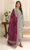 Anaita Blue Chiffon Suit with Embroidery & Sequence Work - Distacart