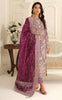 Anaita Purple Chiffon Suit with Embroidery & Sequence Work - Distacart