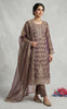 Anaita Purple Silk Suit with Embroidery & Sequence Work - Dista